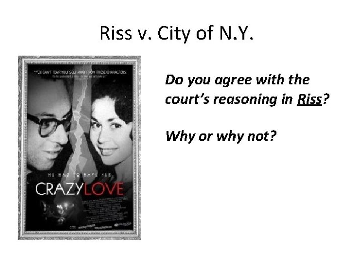 Riss v city of new york