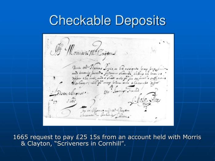 Solved deposit checkable