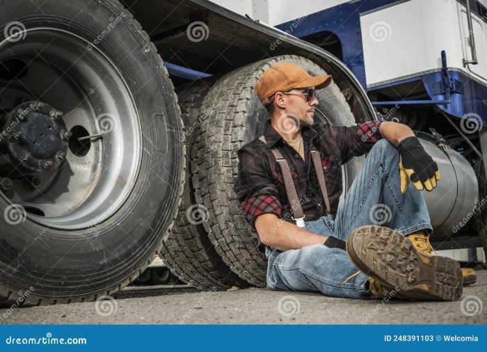 Driver truck rest area